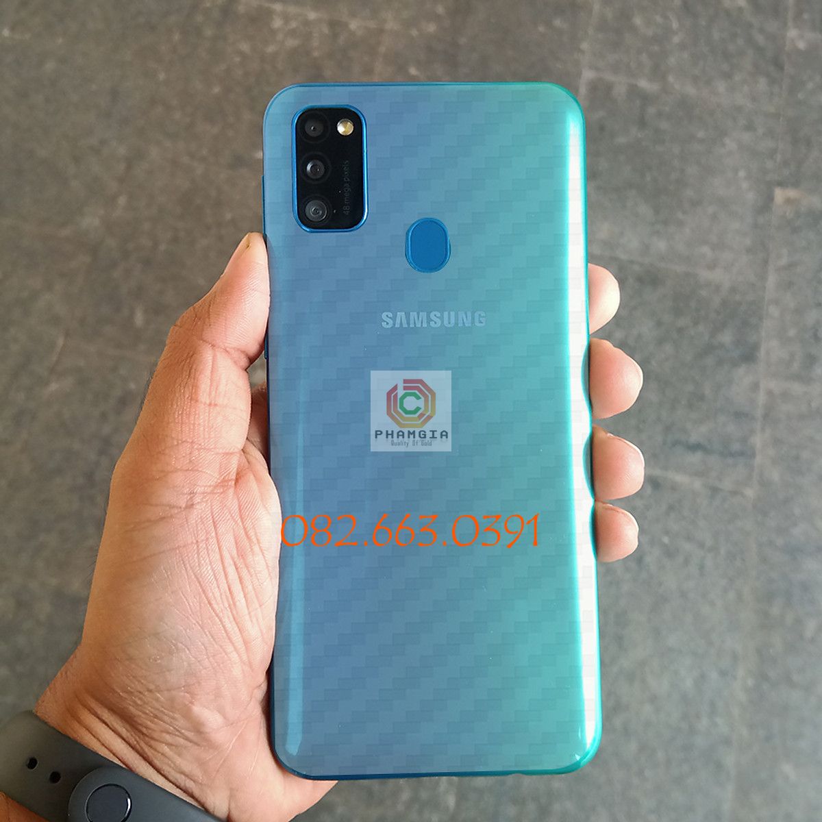 Miếng dán mặt lưng skin carbon Samsung Galaxy M30s