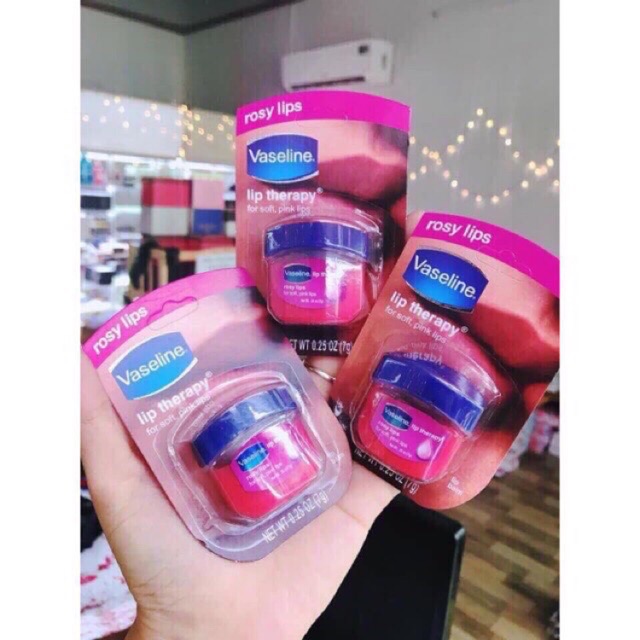 Hũ dưỡng môi Vasaline làm hồng môi