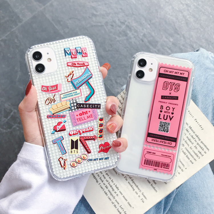 Ốp Lưng Silicon Chống Sốc Simple BT21