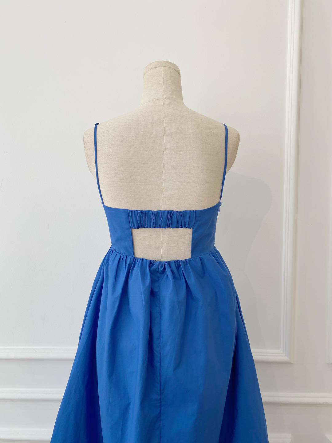 [Ảnh thật] Đầm maxi 2 dây cut out lưng bo thun
