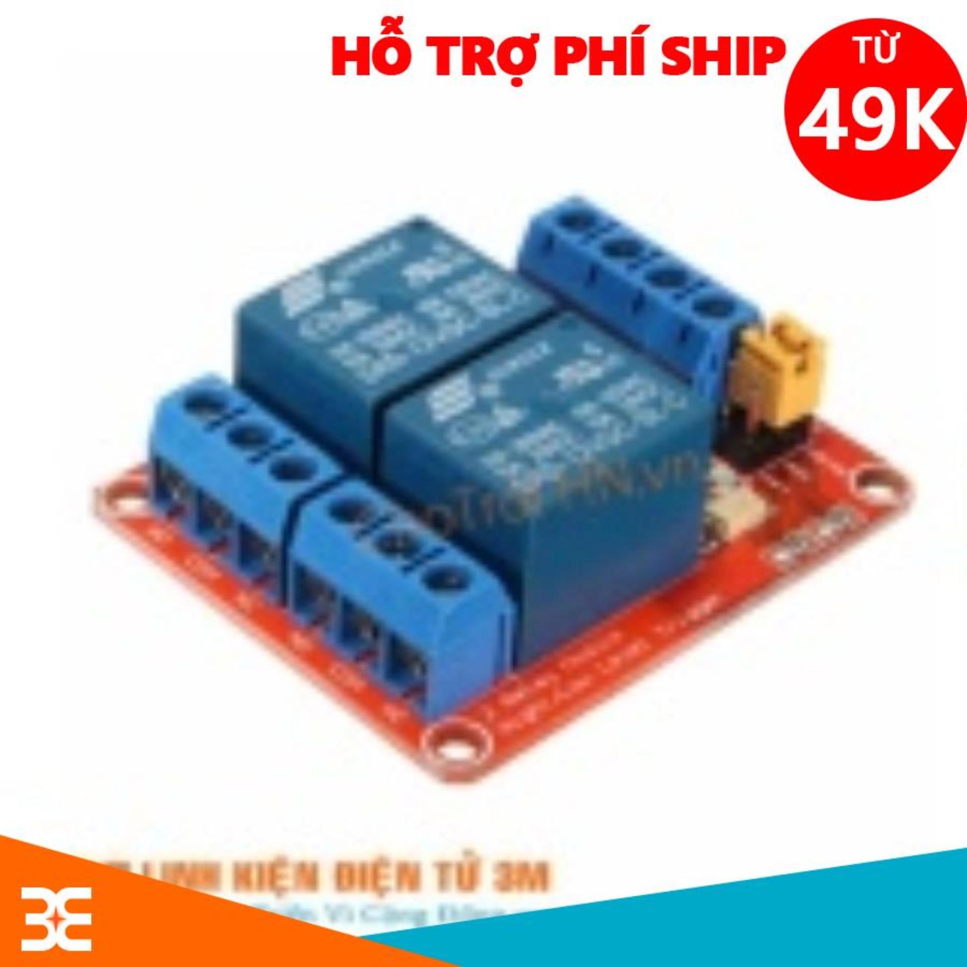 MODULE Relay 12VDC 2 Kênh H/L