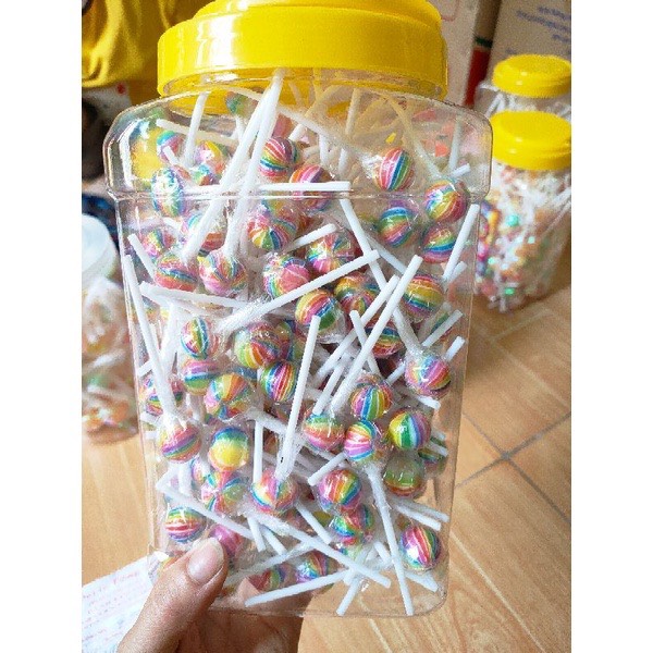 Combo 50 cây kẹo mút mini mix các vị trái cây cho bé