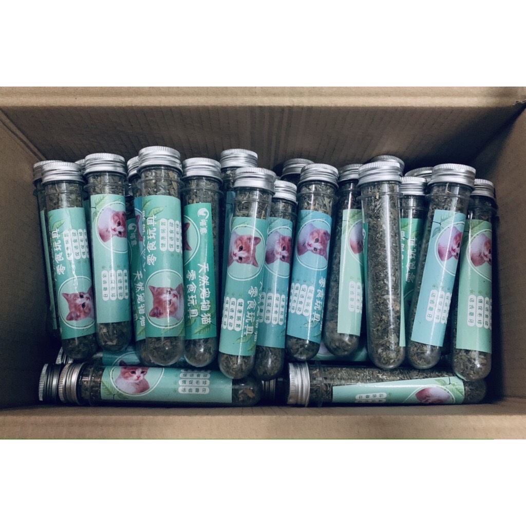[Hoàn Tiền 10%] Cỏ bạc hà , cỏ mèo khô 20g cho mèo