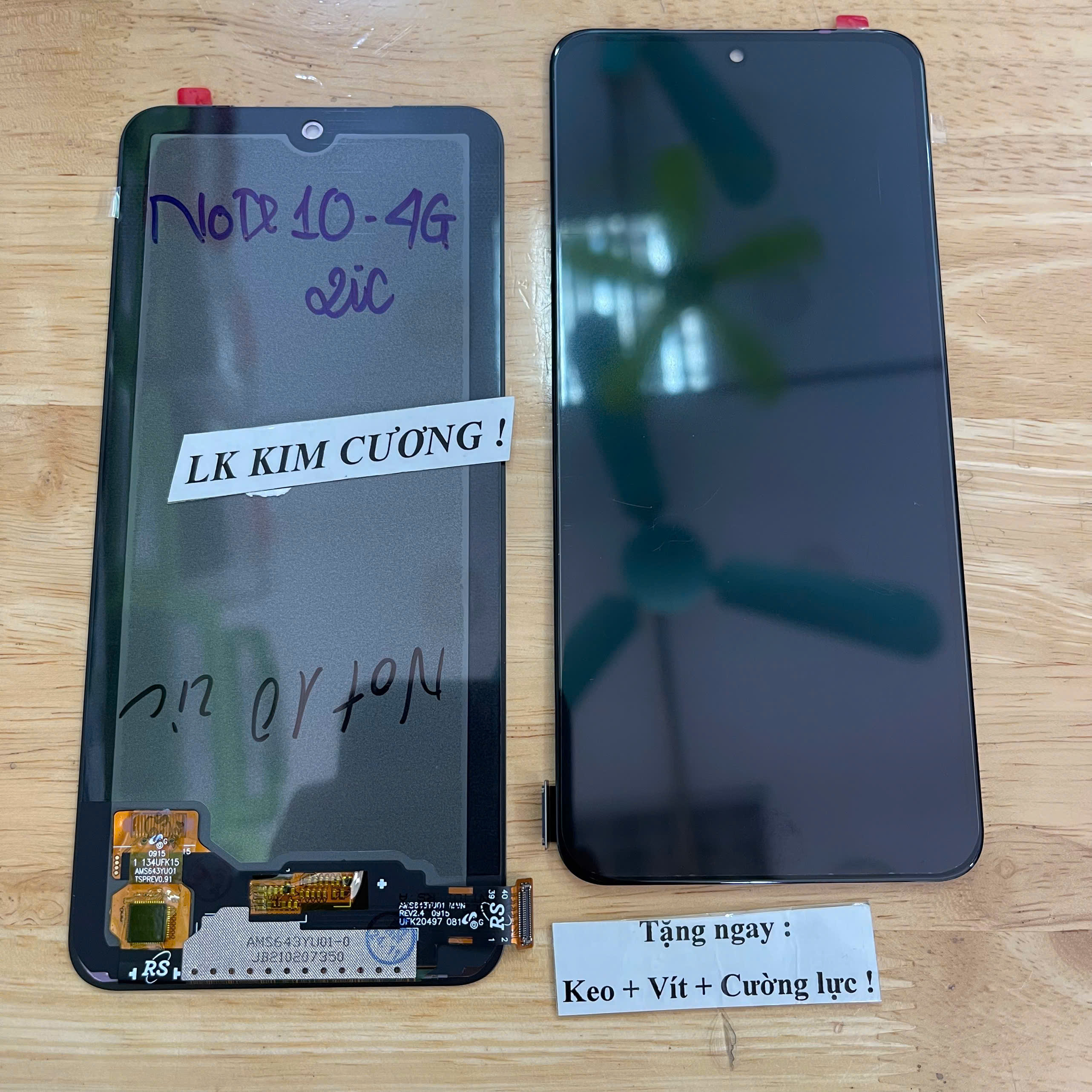 Màn hình thay thế xiaomi redmi note 10 4G / redmi note 10s - OLED (2ic)