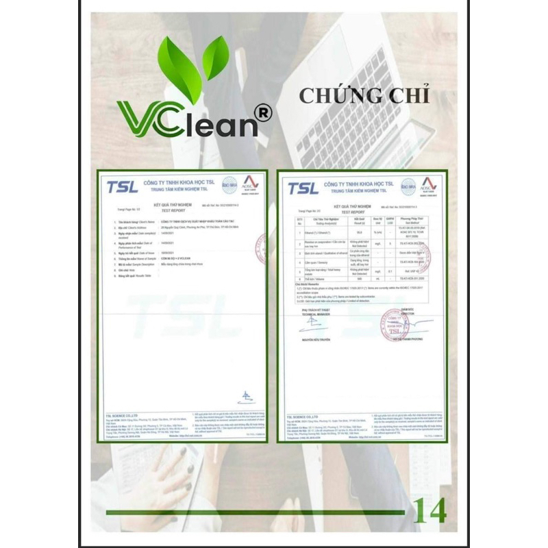 CỒN SÁT KHUẨN 70 ĐỘ VCLEAN HƯƠNG SẢ CHAI 100ML