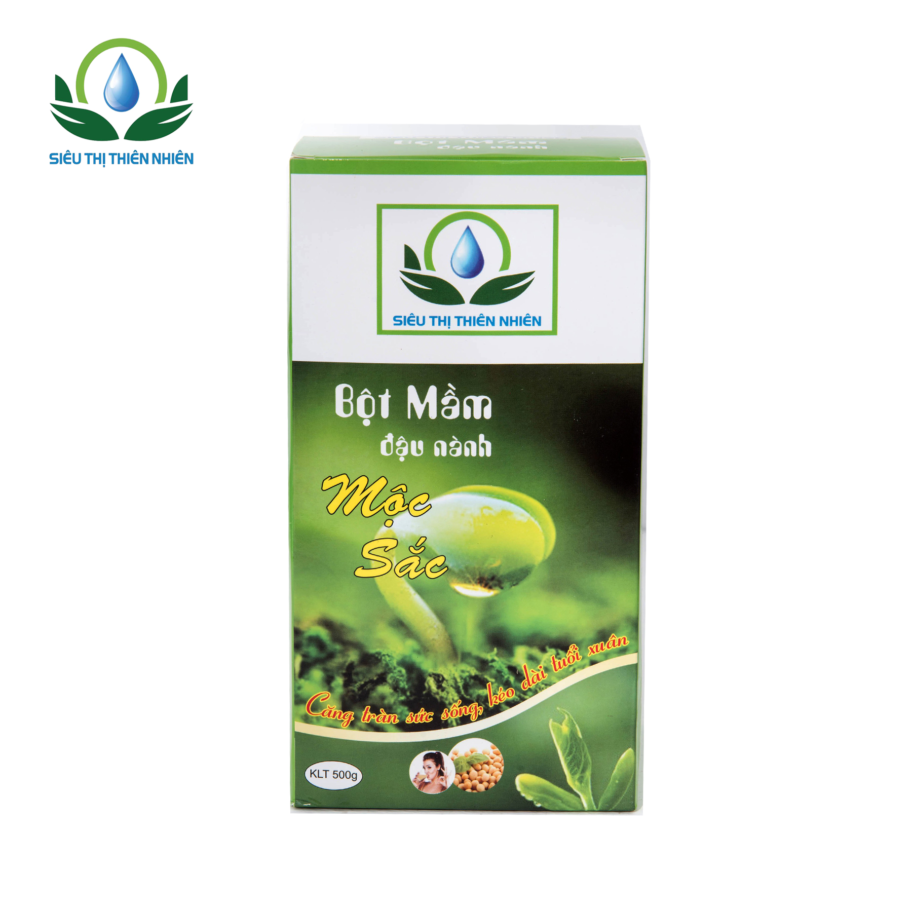 Bột mầm đậu nành Mộc Sắc hộp 500g