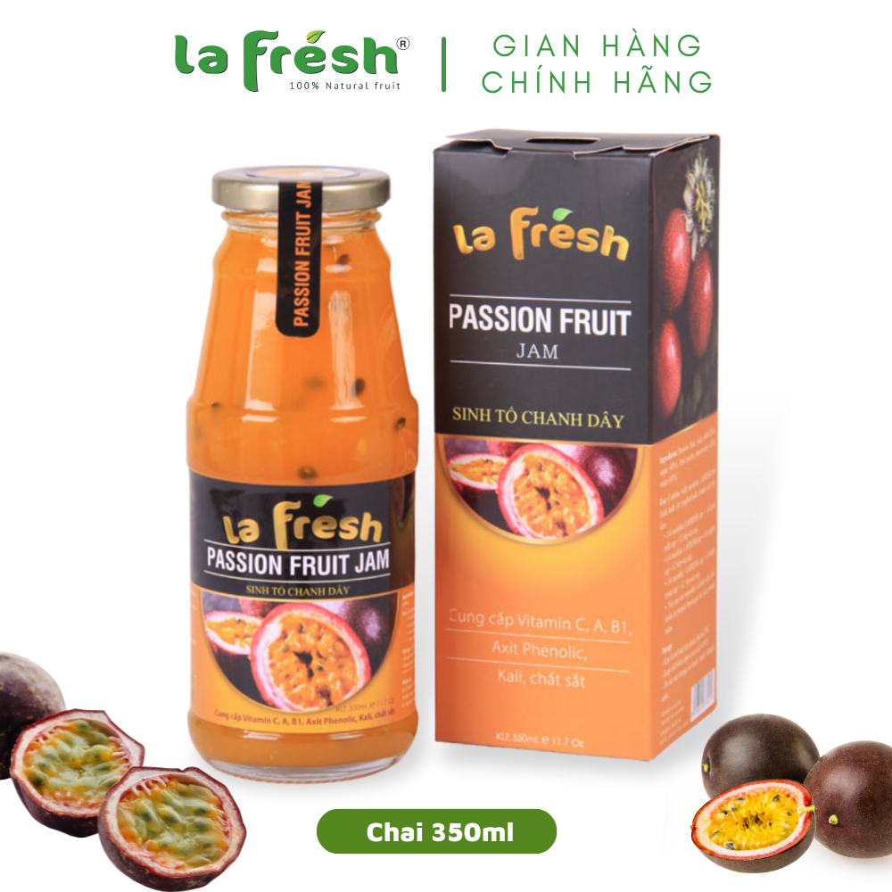 [HCM]Sinh Tố Chanh Dây Lafresh Đà Lạt 350ml