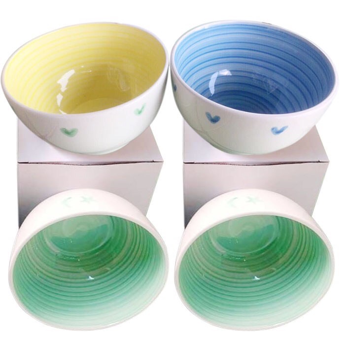 Bộ 2 tô sứ tráng men cao cấp 5.5inch