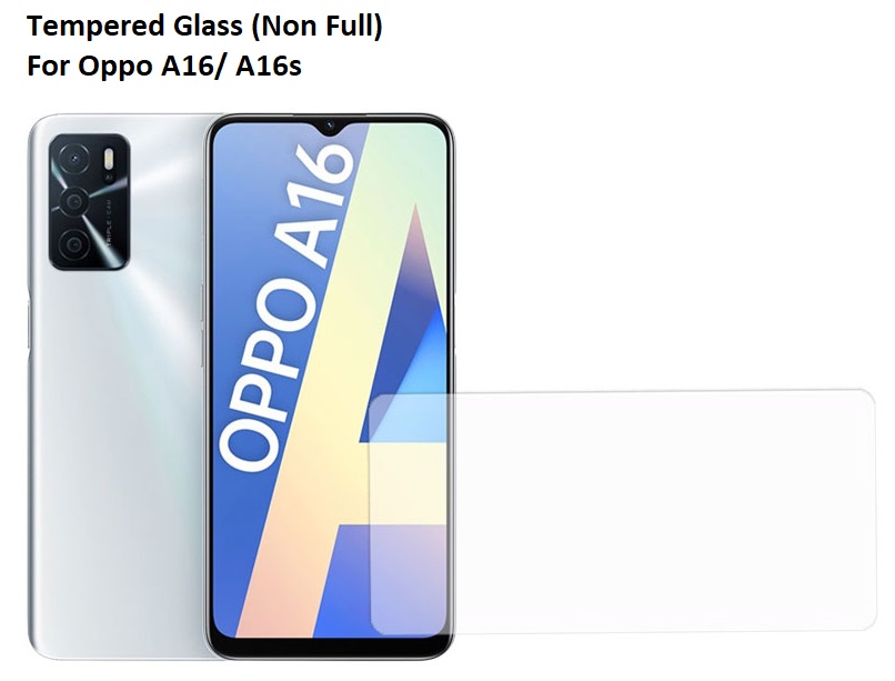 Kính cường lực Oppo A16 / Oppo A16s (Không Full)