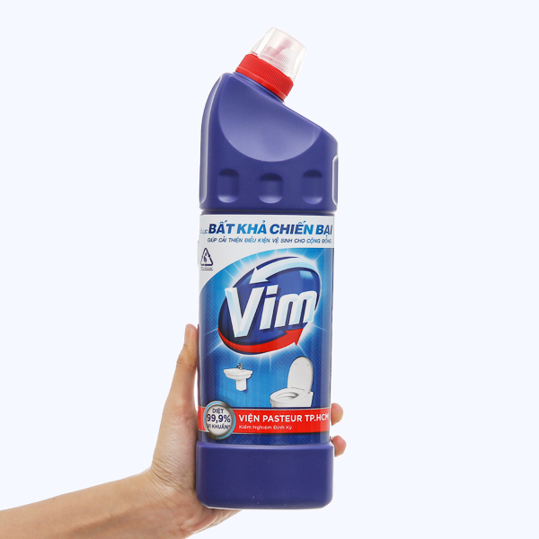 Nước tẩy bồn cầu & nhà tắm VIM diệt khuẩn 880ml
