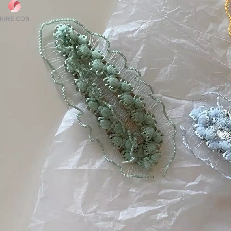 [HCM]Set 2 kẹp tóc mái có ren siêu xinh - kireicos