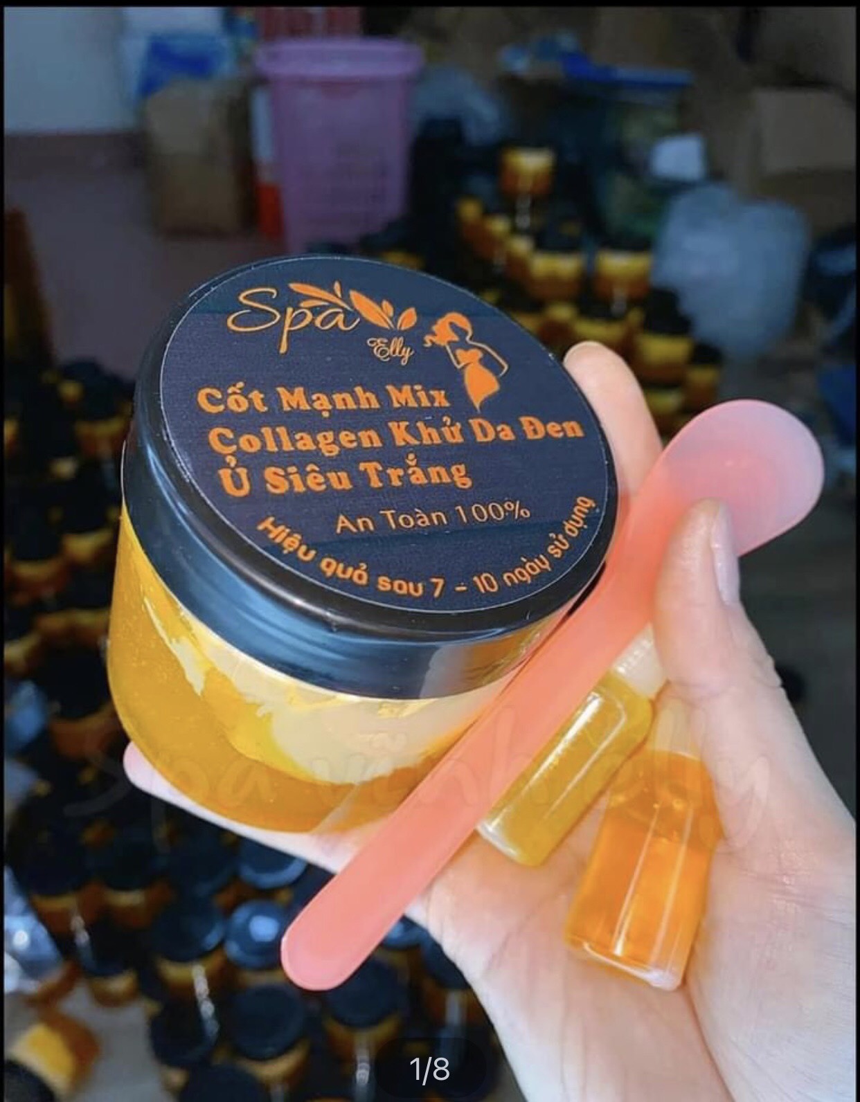 Kem body Cốt Ủ Mạnh kèm Cấy trắng set combo 4 món