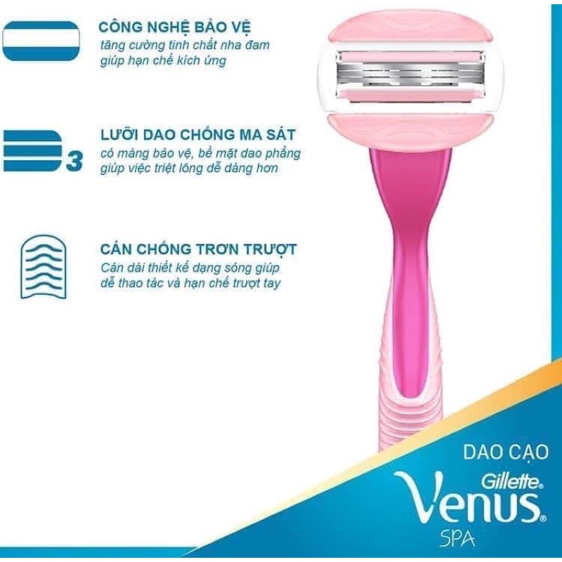SET 2 DAO CẠO DÀNH CHO NỮ GILLETTE VENUS