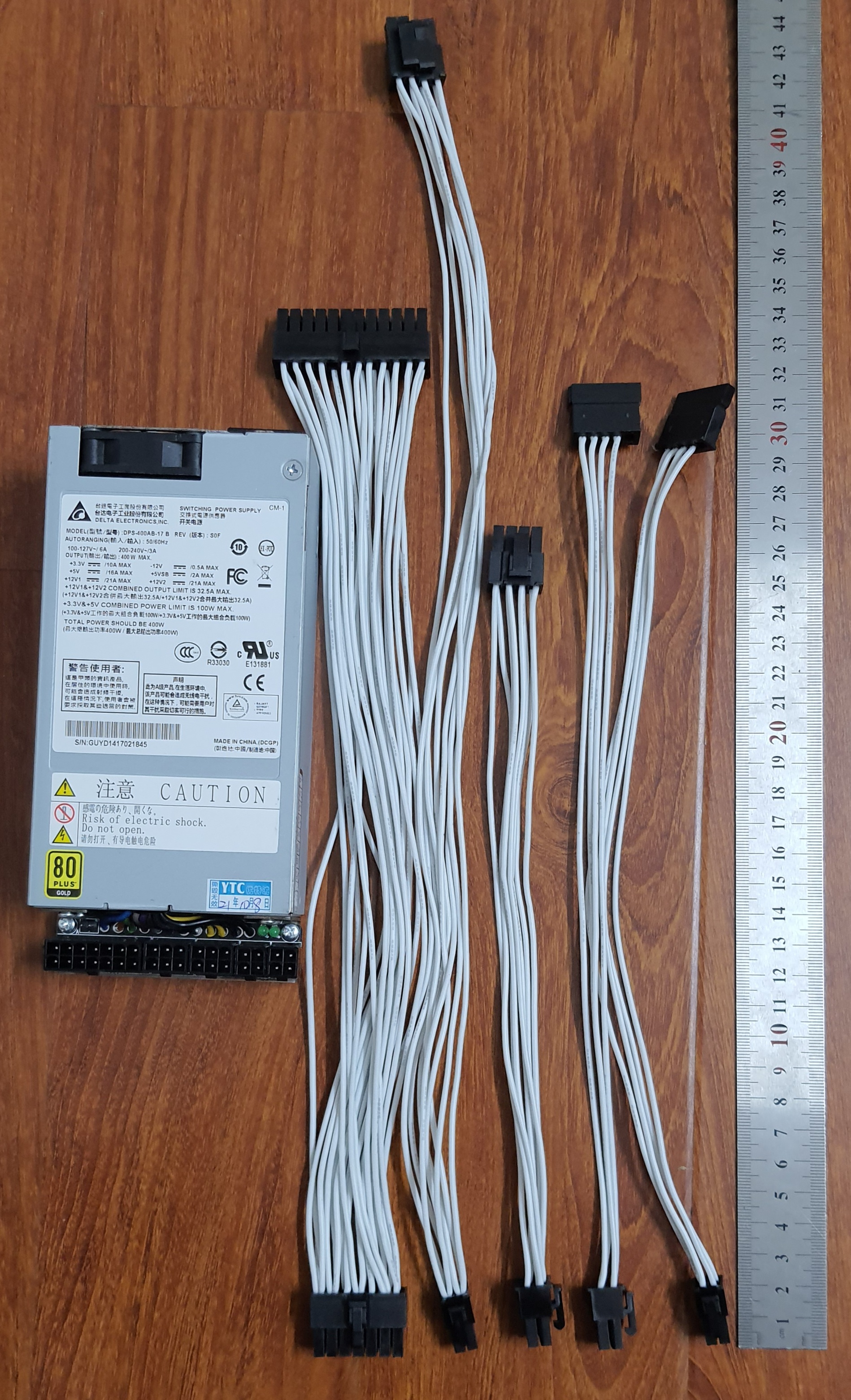 Nguồn máy tính ITX Flex Delta 400w - Modular - bản YTC