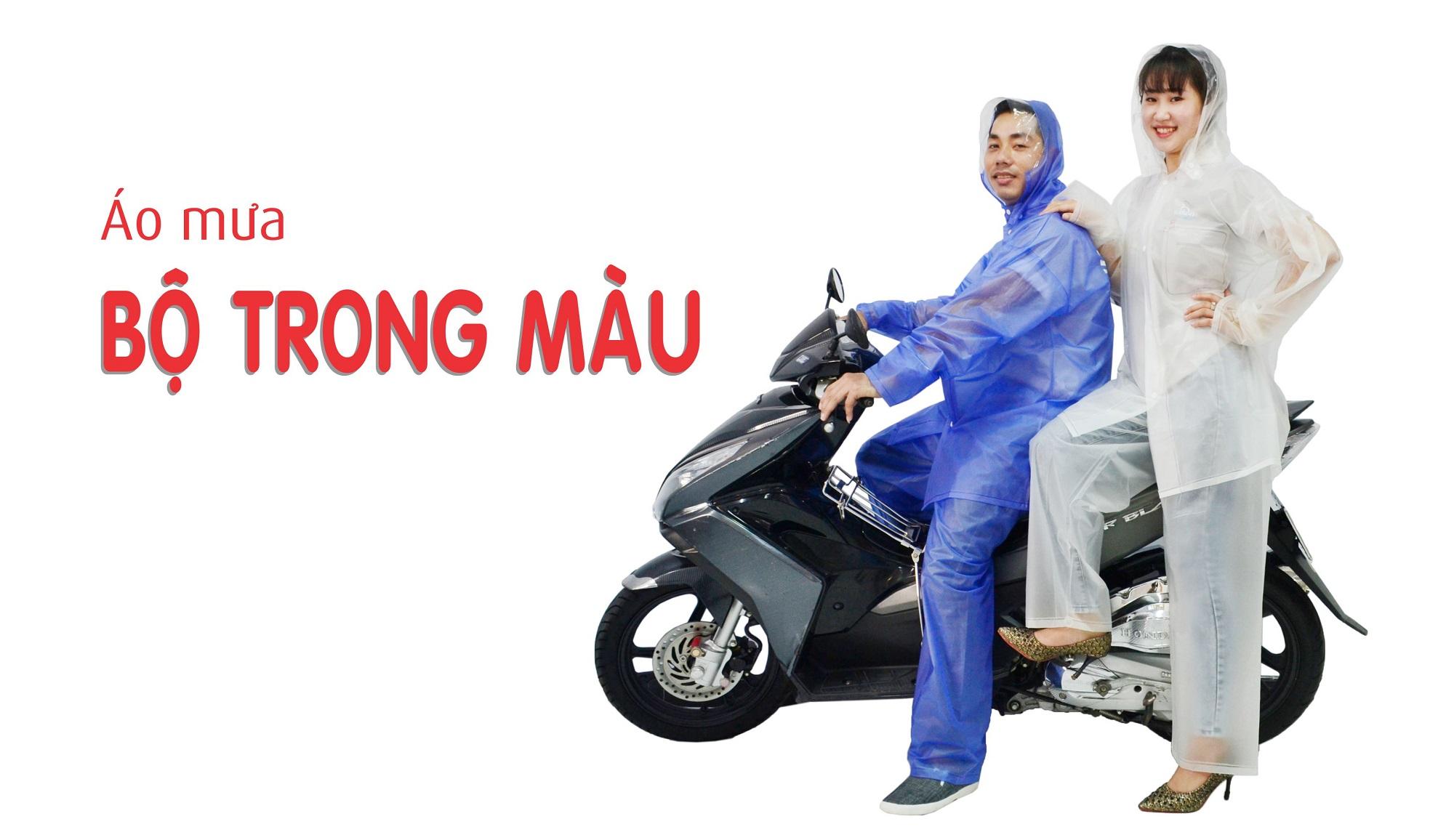 [FreeshipMAX] Áo mưa bộ trong màu Rando ASPC-01