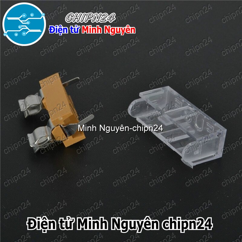 [3 cái] (F179.2) Đế Cầu Chì 5x20mm Nâu - HH000944