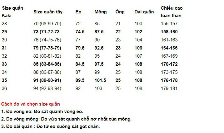 Quần tây nam Việt Tiến