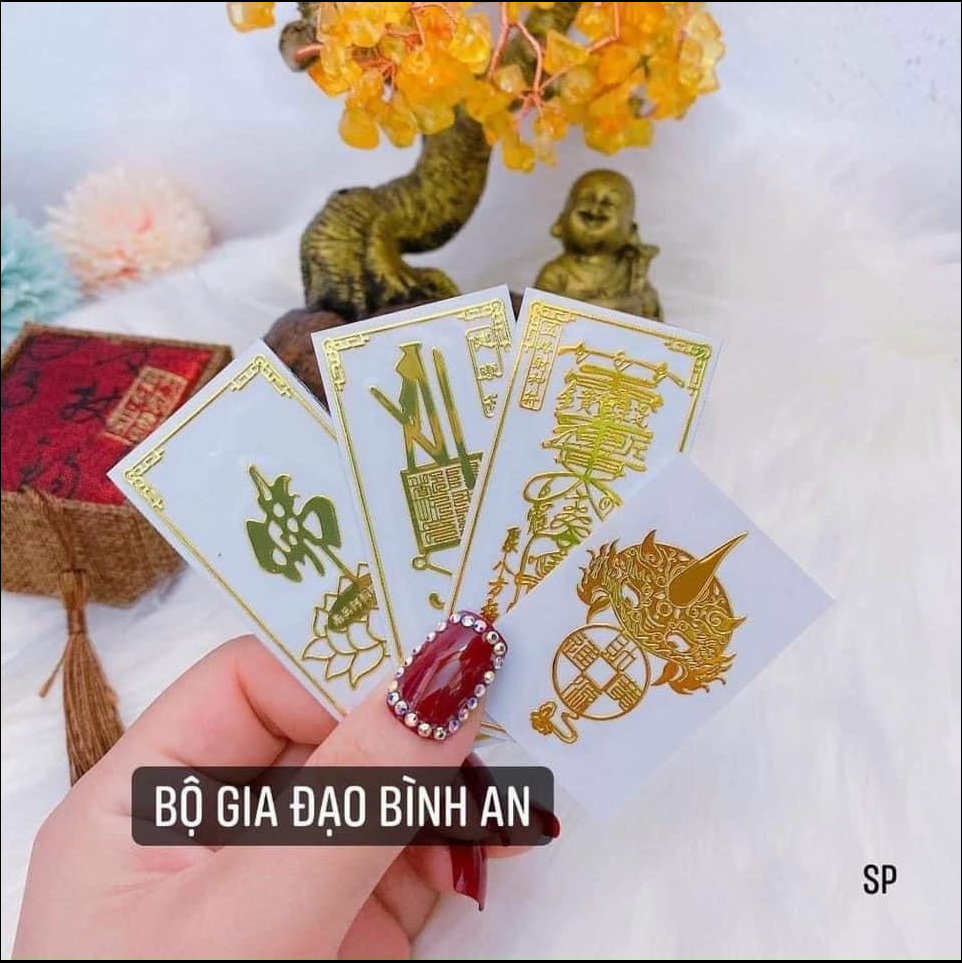 Combo 4 Linh Phù Tài Lộc May Mắn Bình An