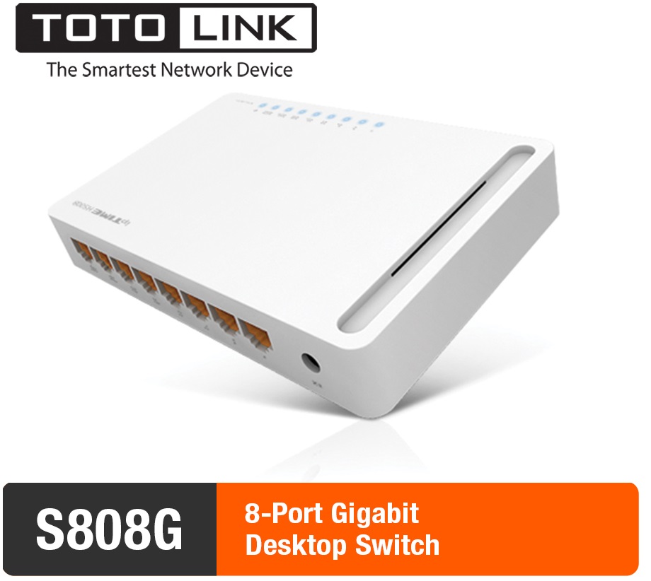 Switch 8 Cổng Totolink Gigabit S808G