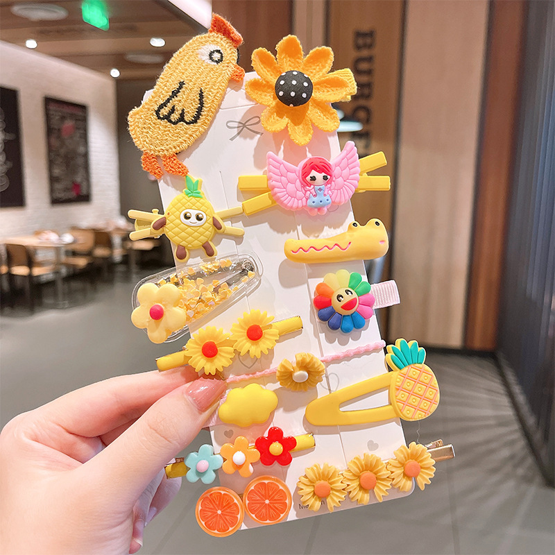 Set kẹp tóc siêu cute cho bé - UniLabel