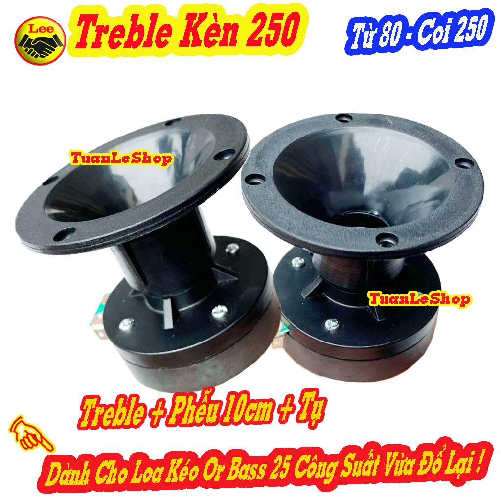 Treble loa kéo 250 jb, dành cho loa kéo bass 30, bass 20 - hàng nhập chất lượng- treble kèn 250 - giá 1 chiếc kèm phễu 10 tặng tụ