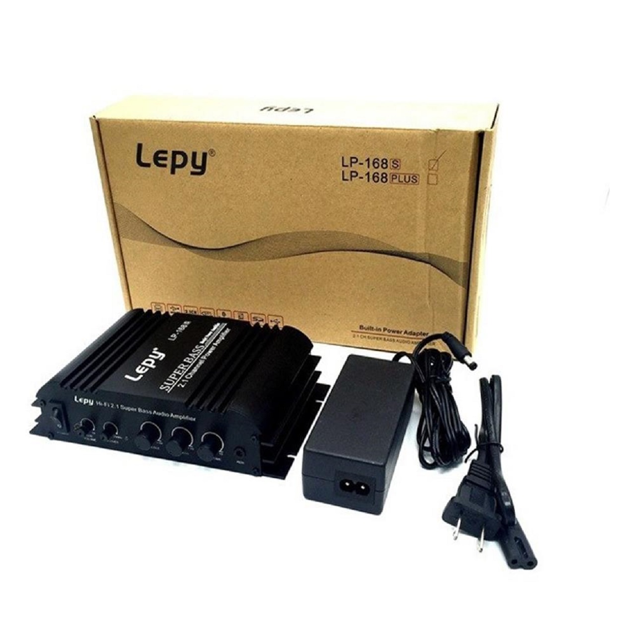 Ampli lepy lp-168s 2.1 mini âm thanh nổi hifi siêu bass độ âm thanh xe hơi bảo hành 6 tháng
