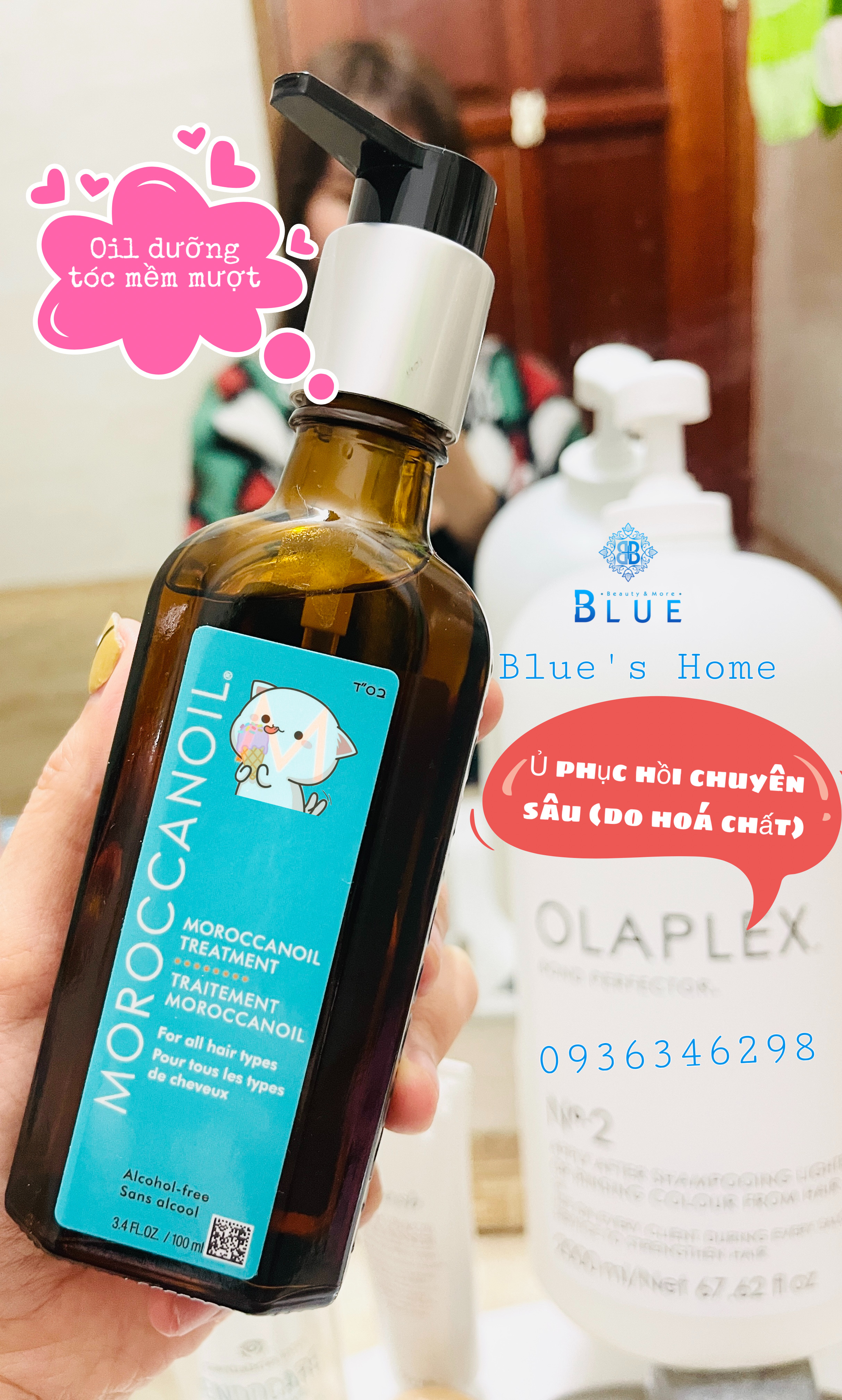 [CHÍNH HÃNG TEM CÔNG TY] Tinh dầu dưỡng tóc Moroccanoil Treatment