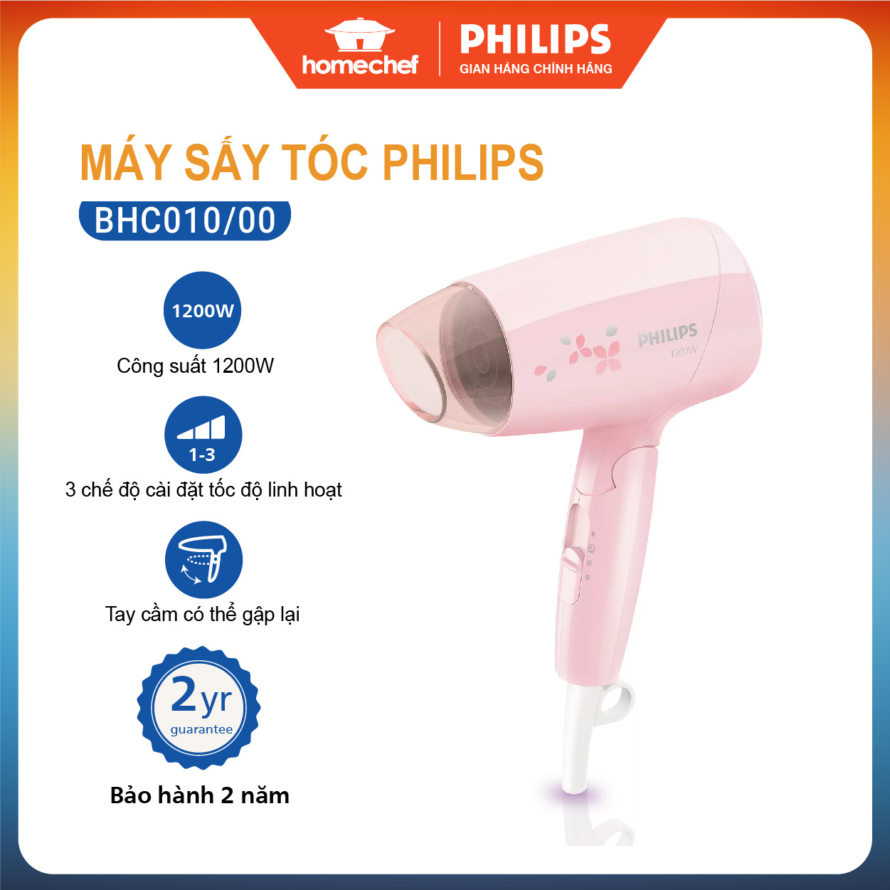 Máy sấy tóc Philips BHC010