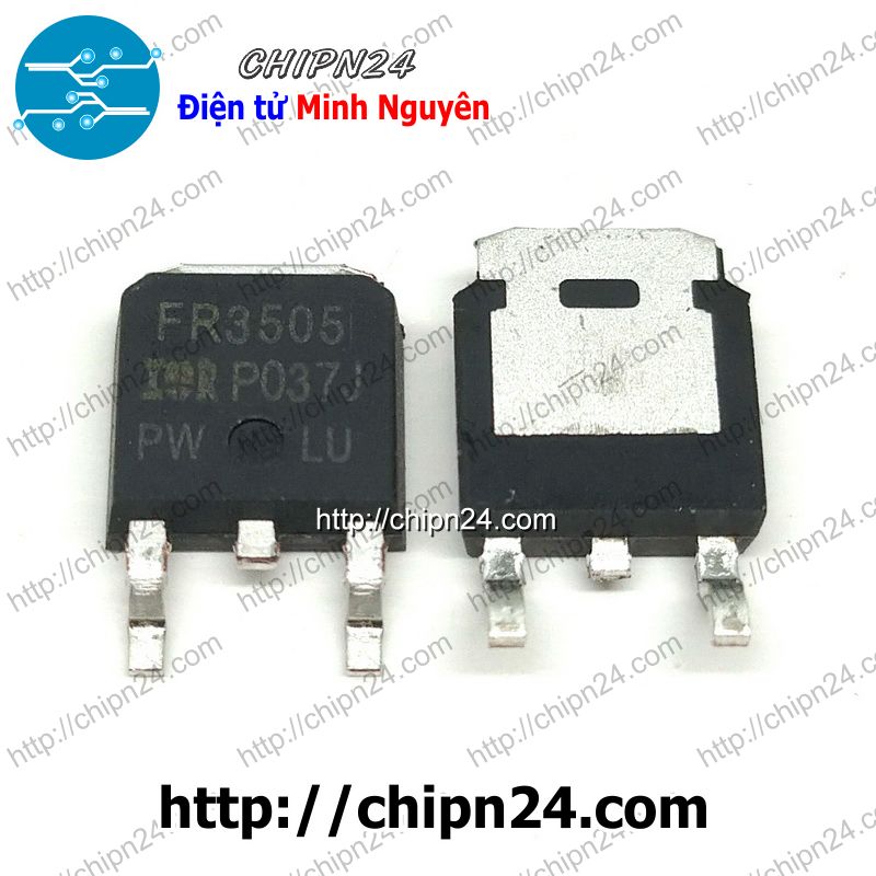 [2 con] (SOP) Mosfet Dán FR3505 TO-252 Hàng Tốt 71A 55V Kênh N (SMD) (IRFR3505TRPBF IRFR 3505 FR) - HH006229
