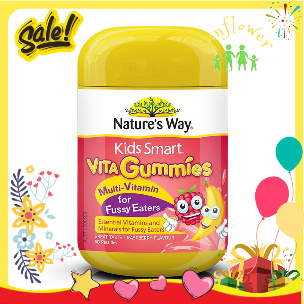 Kẹo gum cho bé biếng ăn Multivitamin For Kids Smart hộp 60 viên