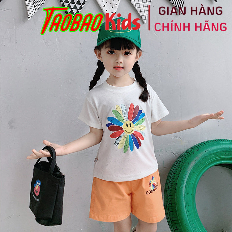 Áo Thun bé gái FORM RỘNG TAOBAOKIDS Áo phông trẻ em từ 3 tuổi đến 12 tuổi