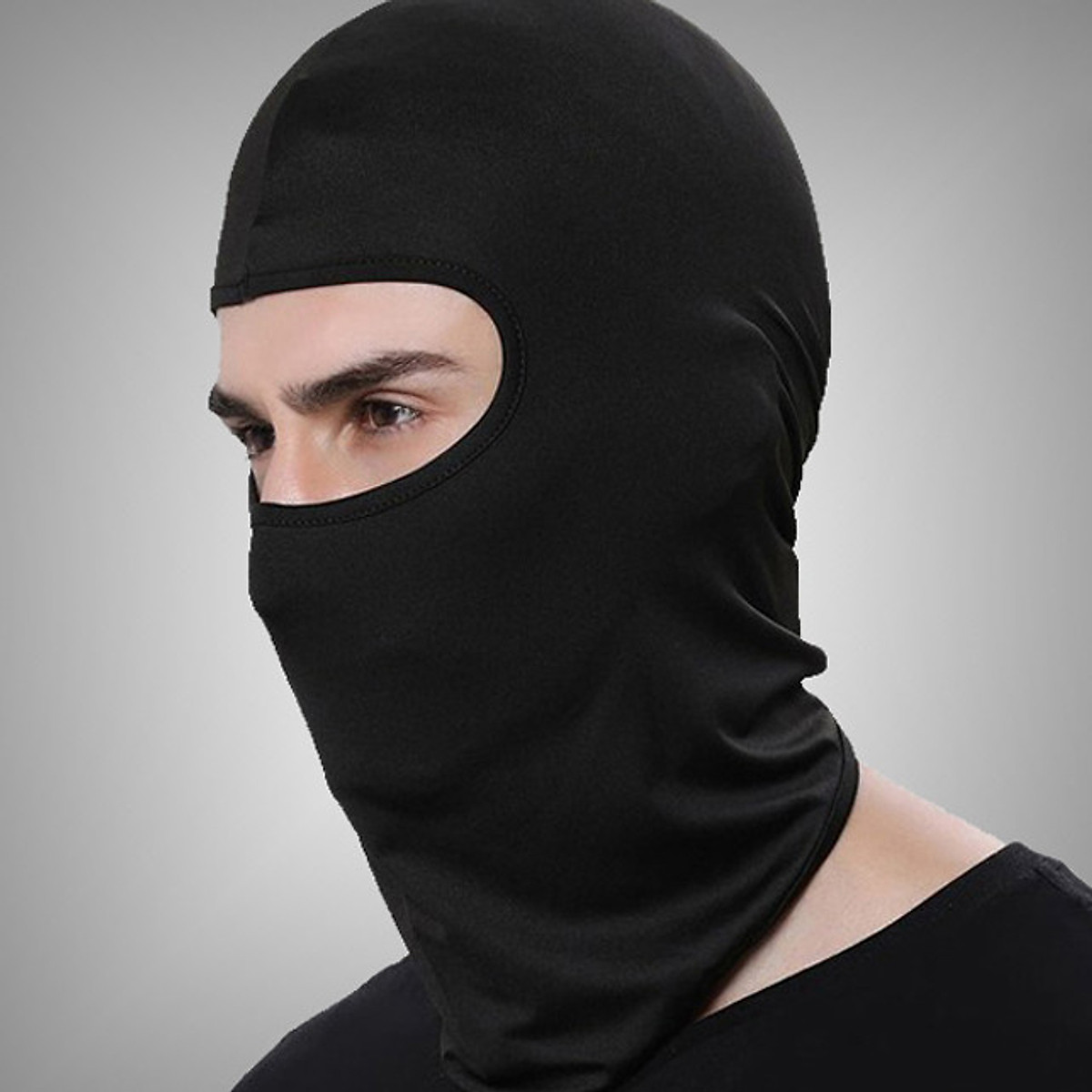 Khăn Trùm Đầu Ninja Fullface (Màu Đen)