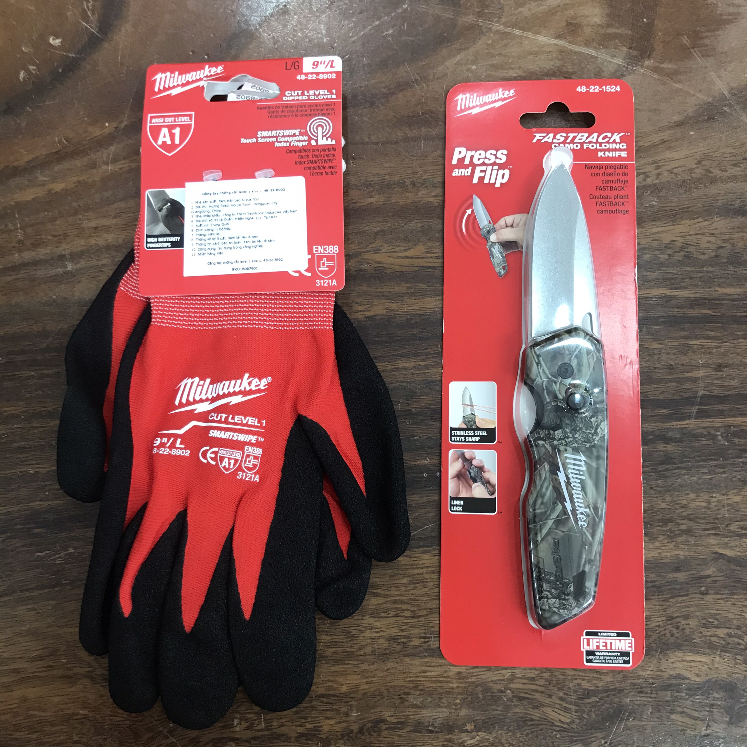 Dao đen milwaukee 48-22- 1524