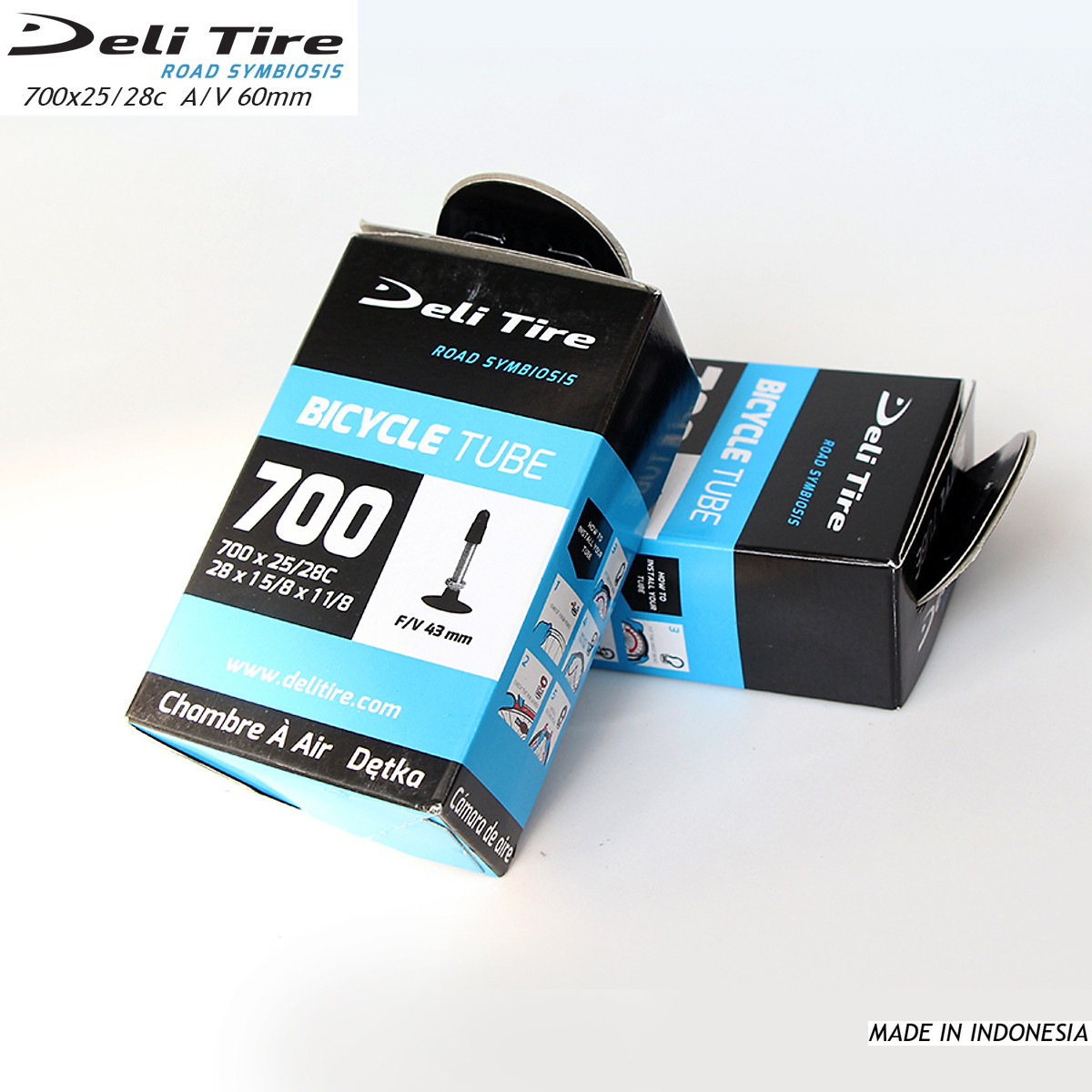 Ruột ( săm ) xe đạp DELI TIRE 700 x 25 / 28 C