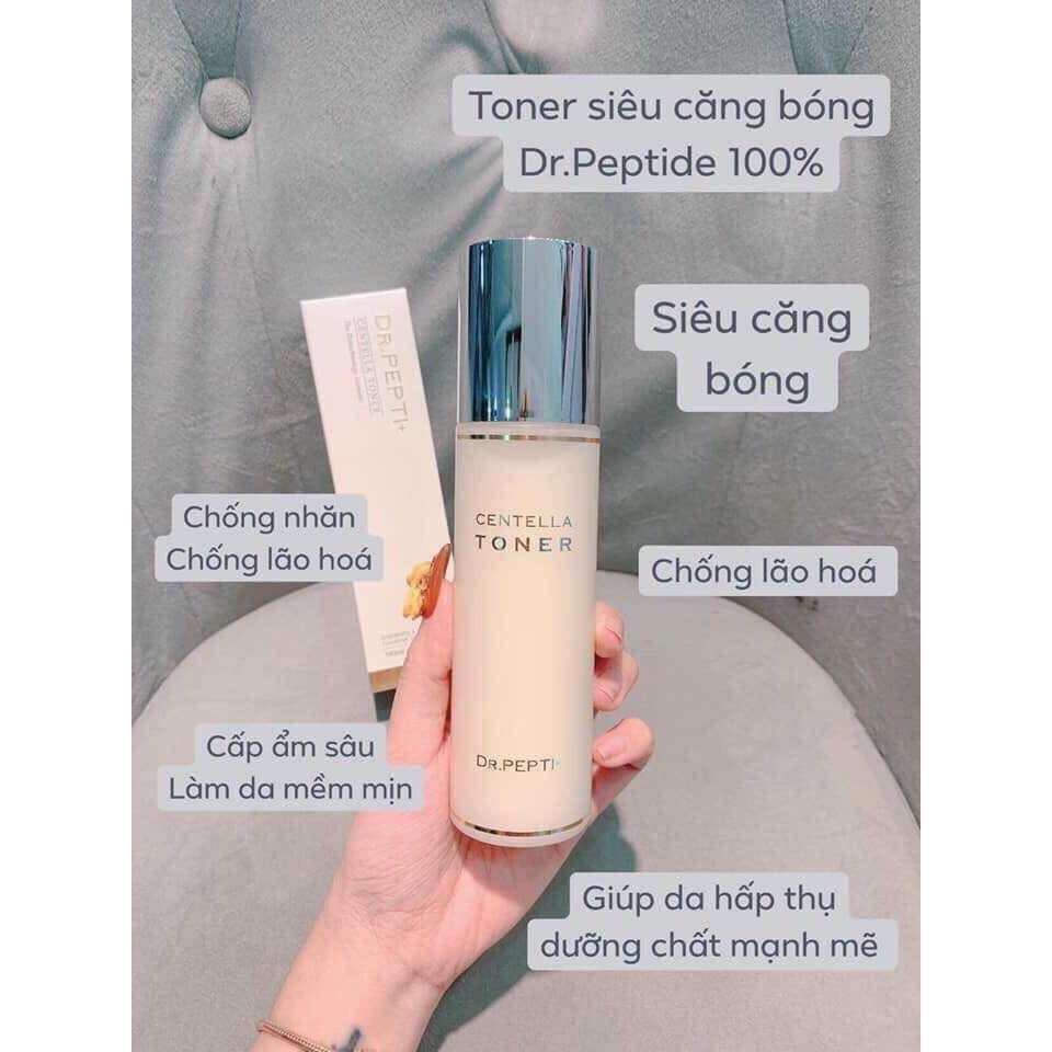 Nước hoa hồng Dr.Pepti Centella Toner - 180ml COCOLUX