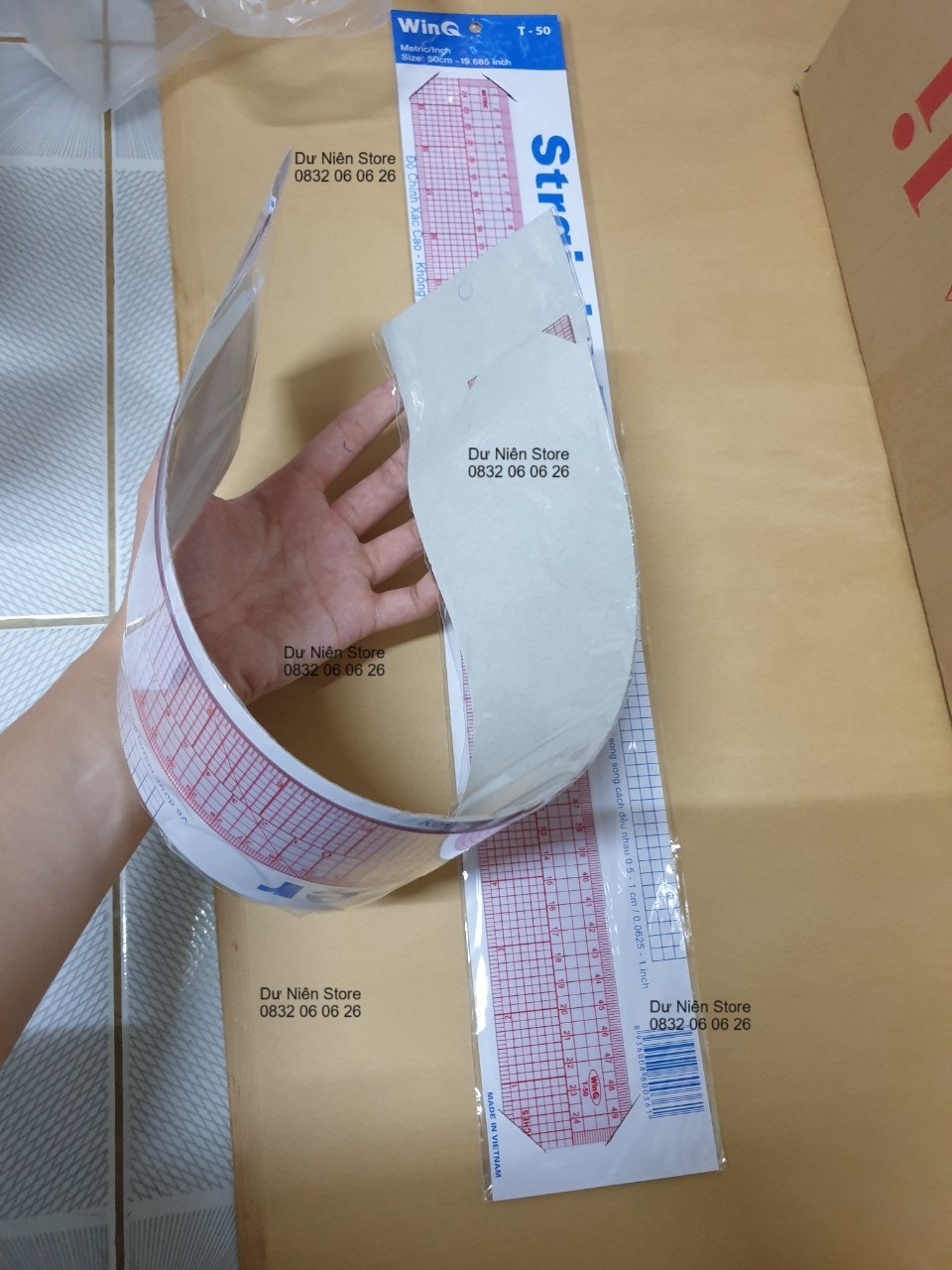 Winq T-50 50cm Straight Ruler.