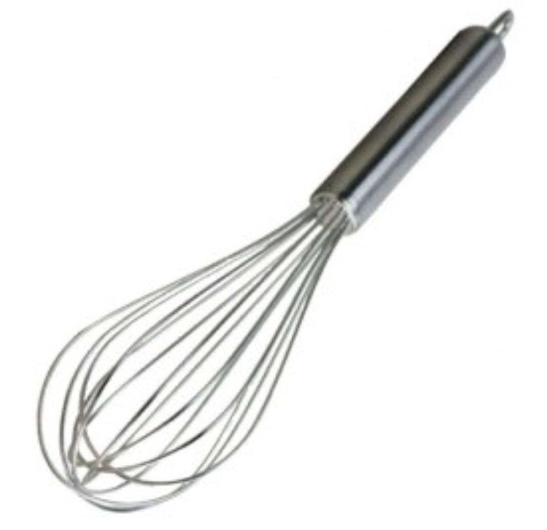 28cm long stainless steel whisk