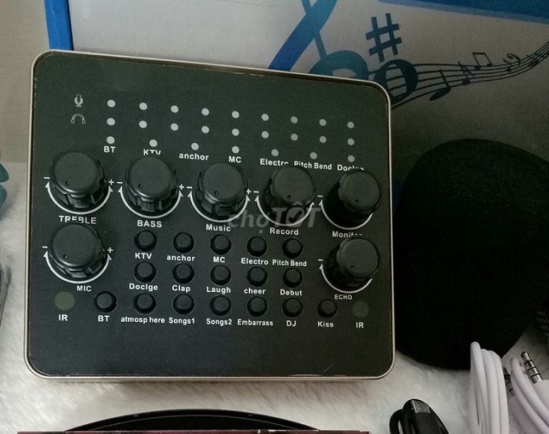 SOUND CARD V10 BLUETOOTH HÁT LIVE STREAM