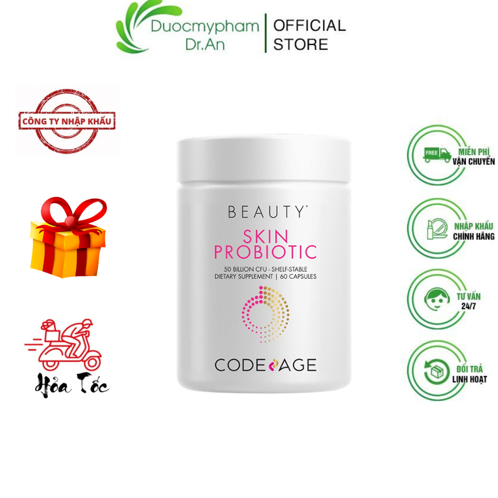 HÀNG NHẬP KHẨU - Viên Uống Code Age Beauty Skin Probiotic Lợi Khuẩn