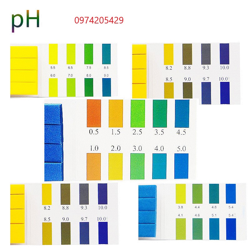 Giấy Quỳ Tím Đo Độ PH - Giấy chỉ thị vạn năng - Giấy đo pH