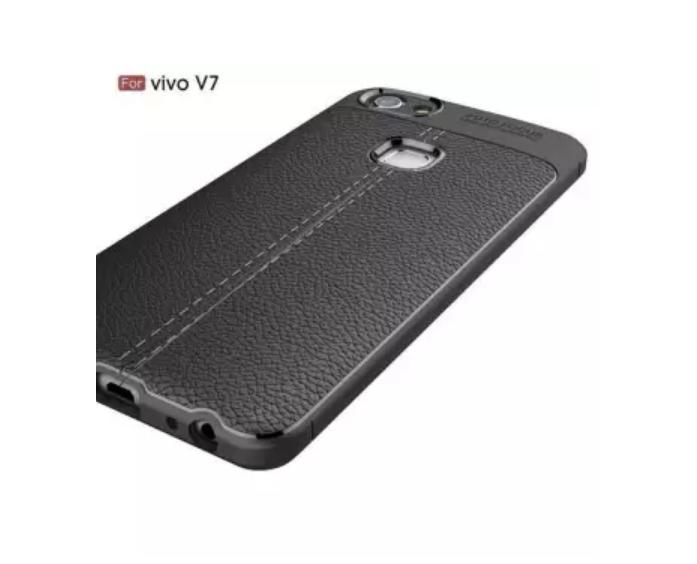 ốp lưng silicon dẻo vân da cho Vivo V7