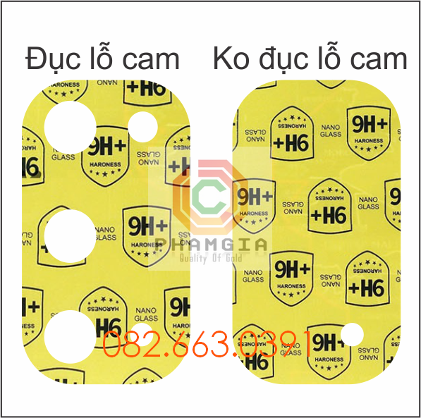 [Mua 1 tặng 1]Cường lực camera Realme 7 pro (Realme x7) nano