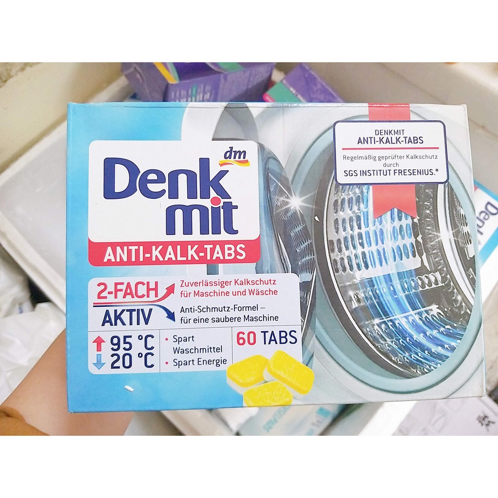 Combo 10 Viên Tẩy lồng giặt Denkmit Của Đức