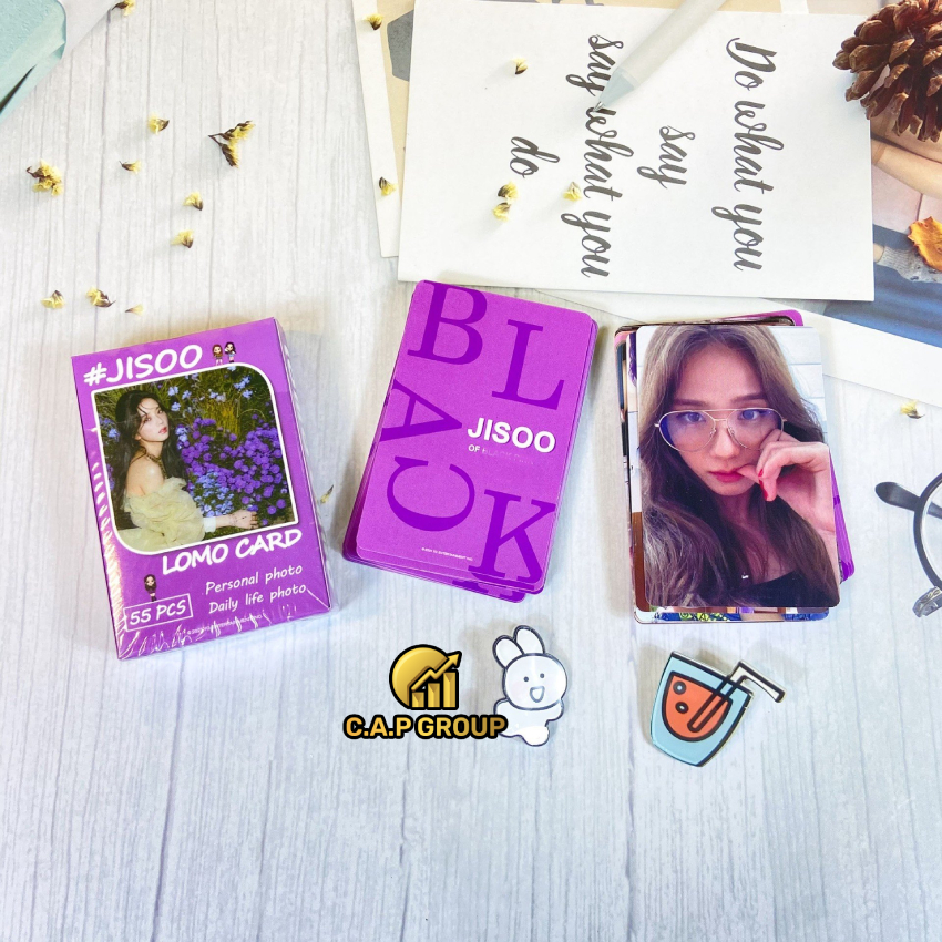 Card lomo card blackpink rounded corners album idol kpop