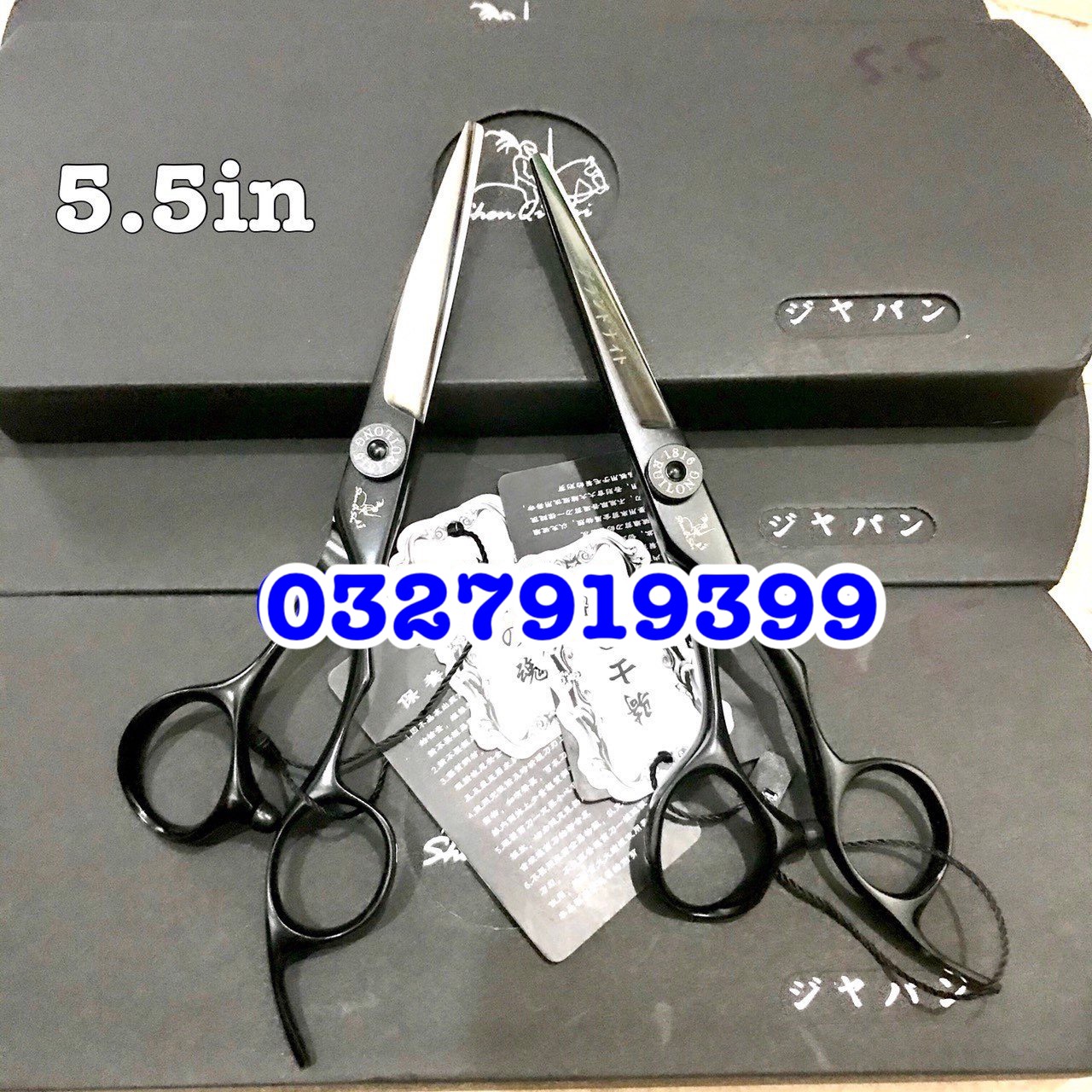 ShenQiShi Kéo cắt tóc Chiến Binh 5.5 in cao cấp Nhật Bản thép S440C độ cứng 62HRC lưỡi sắc bén thiết kế tay cầm tiện lợi