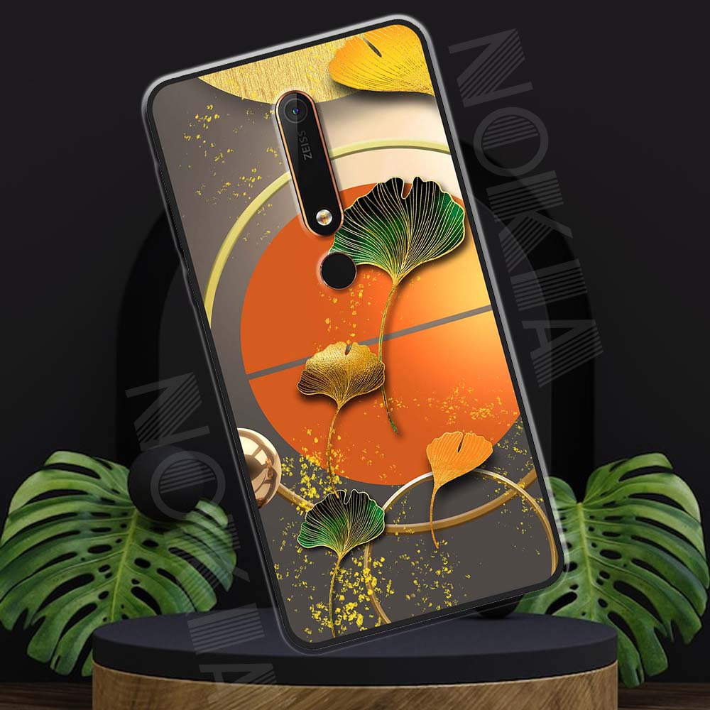 Ốp lưng Nokia 6.1, Nokia 6 (2018) mẫu BST Hoa lá cành TPU