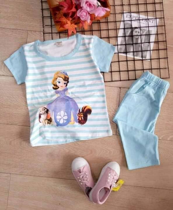 Bộ Thun lửng Cotton 4chiều Bé Gái Size Đại (22-40kg)