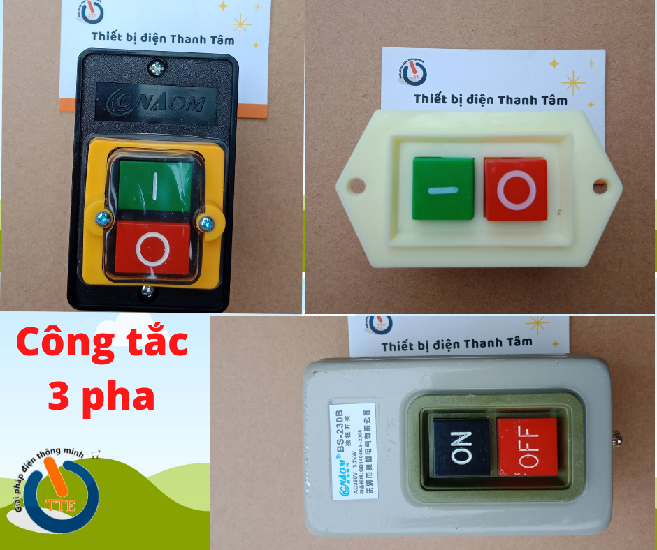 Nút nhấn, Công tắc khởi động 3 pha - LC3-10