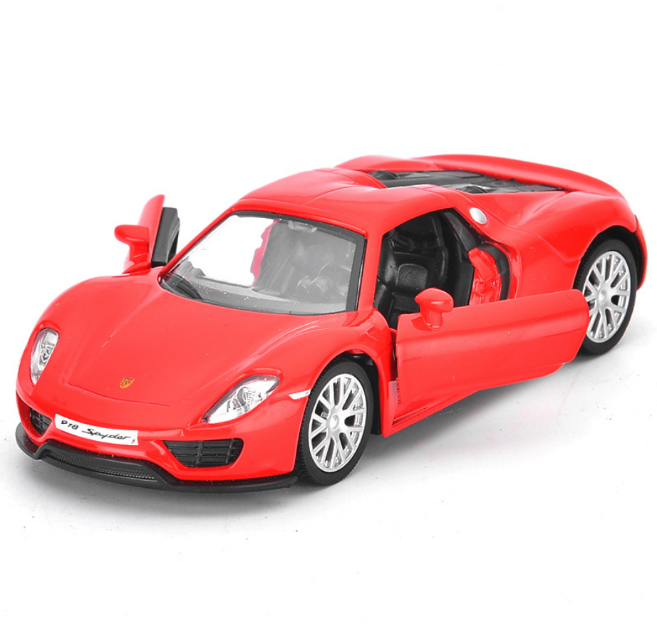 Ô tô Mô hình Porsche 918 Spyder Black Tỉ lệ 1:36