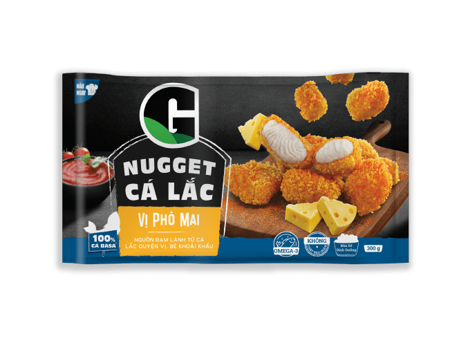 HCM - NUGGET CÁ LẮC PHÔ MAI GKITCHEN 300G